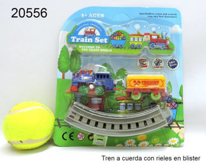 Imagen de TREN A CUERDA CON RIELES EN BLISTER 7.24